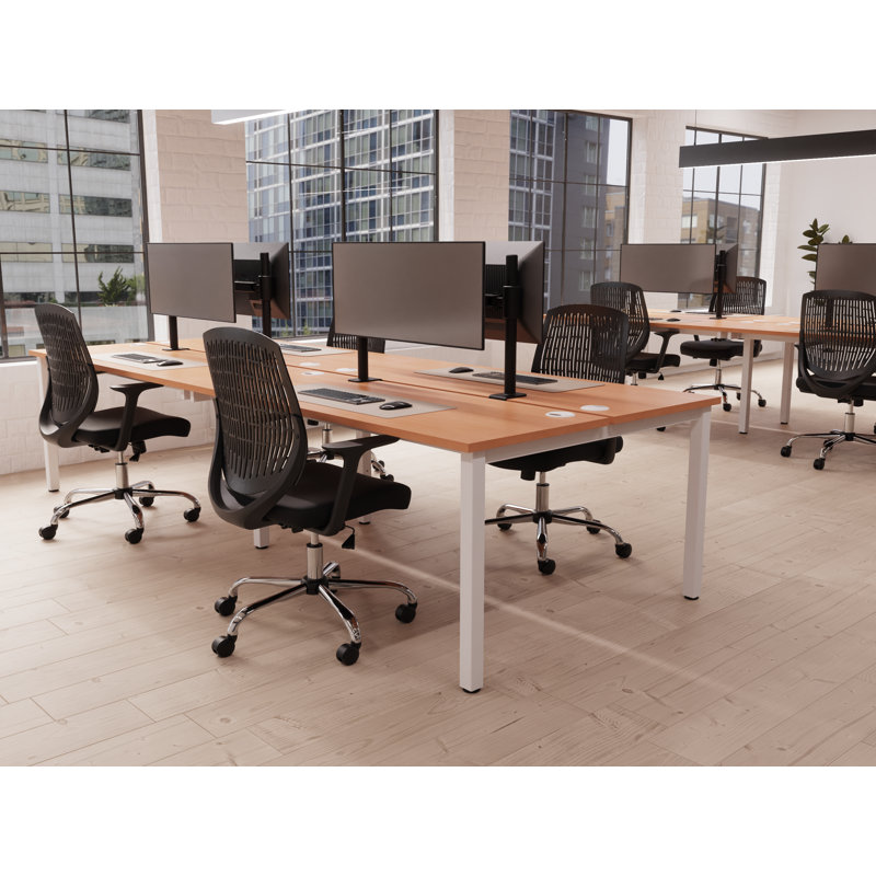 Dura Mid-Back Desk Chair, Black