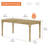 Solid Wood Base Dining Table