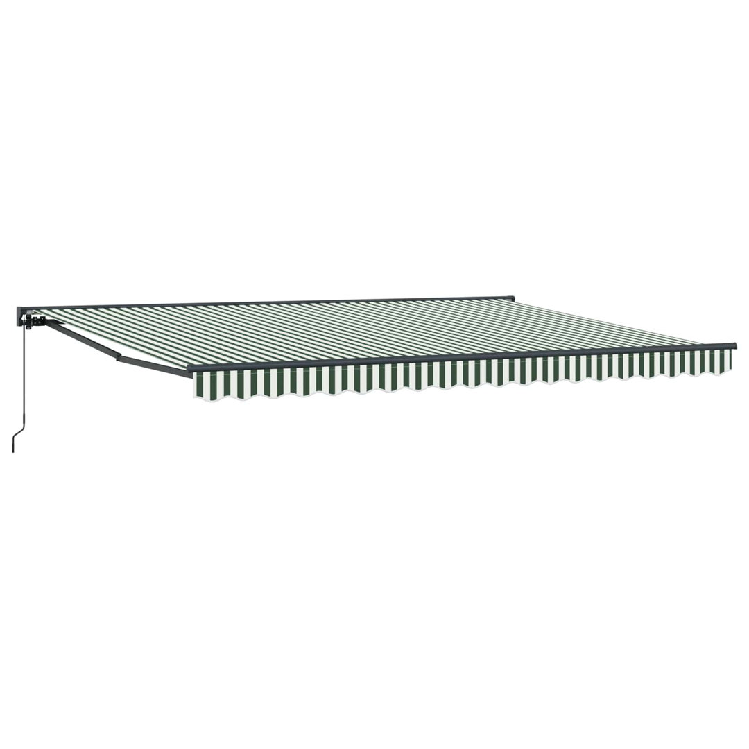 VidaXL 350cm D Polyester Cover Retractable Patio Awning