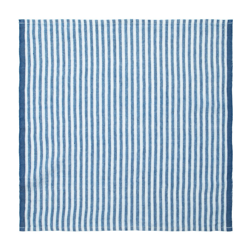Adamsburg Linen Square Napkins, Blueberry
