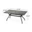 Table rectangulaire en fonte d’aluminium