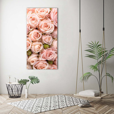 Bouquet Of Roses - Wrapped Canvas Print