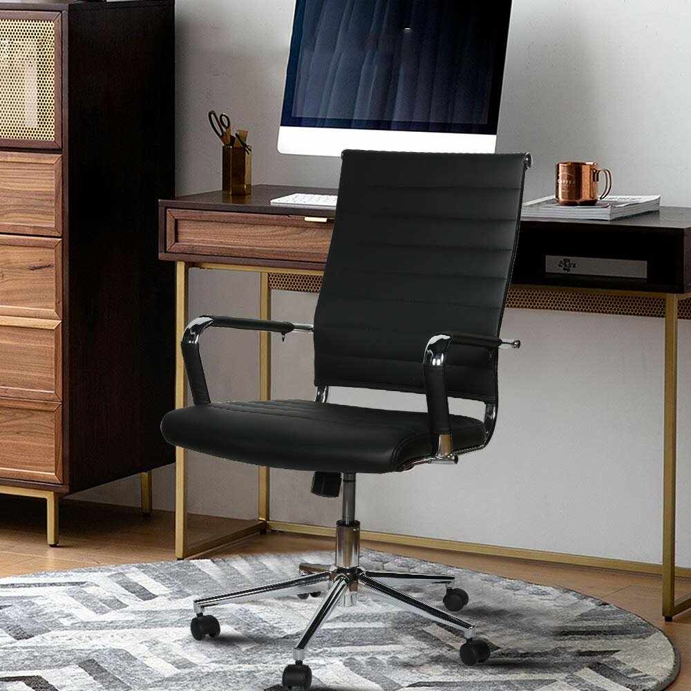 Orren Ellis Yumi Ribbed Ergonomic Conference Chair & Reviews | Wayfair