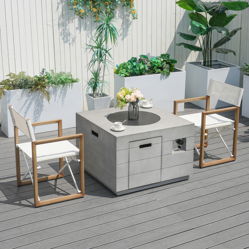 Carrubba Outdoor Seating Group With Firepit, 2
