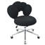 Chaise ergonomique en contreplaqué et en mousse avec pieds confortables et stables de 25,2 pouces de largeur
