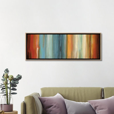 Flow II by Max Hansen - Panoramic Print on Canvas