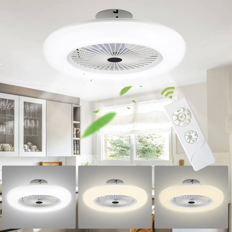 Ceiling Fan with LED Lights Dimmable and Remote Included