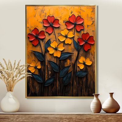 Plantes d'automne, pétales de la saison III - Plantes, art mural
