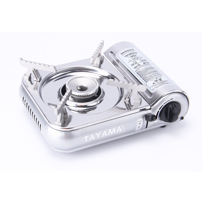 7,000 BTU Stainless Steel Single Burner Portable Gas Stove