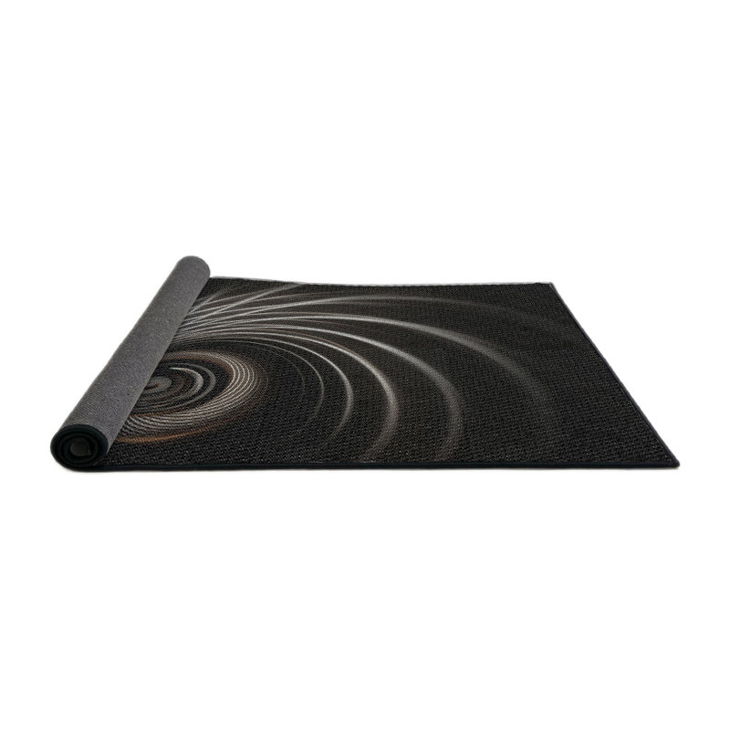 Tapis noir, Rond 6 pi