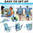 Beach Chair, Backpack Chairs For Adults With Adjustable Umbrella， Adjustable Lounge Chair For Seaside-15613895-1326879
