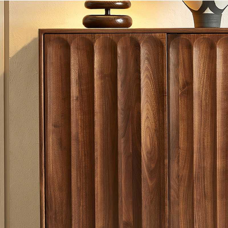 Armoire d'appoint texturée multicouches, H 39,37 po x l 59,06 po x P 14,96 po