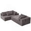 Ensemble de canapé modulaire rembourré Modern Chenille-117842198