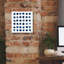 «Markmake Blue Sq 1» par Melissa Averinos, art mural sur toile-12844757