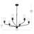 Celino Three-Light Chandelier with Clear Glass-894509639-894509632-894509635