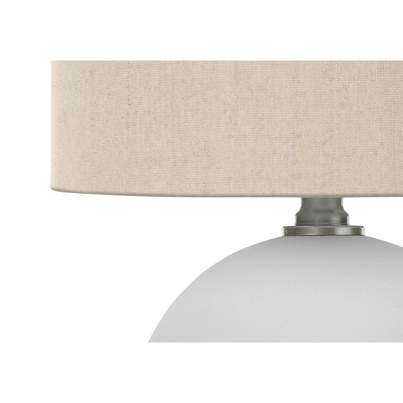 Lampe de table contemporaine en céramique avec abat-jour (révisée)
