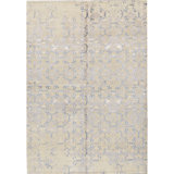 Hand Woven Wool Damask Area Rug
