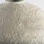 Vase large en céramique texturée blanche