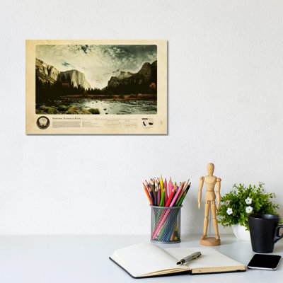 Yosemite National Park - Wrapped Canvas Painting
