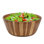 Bol à salade rond en bois d'acacia Jumbo 13,8 pouces Jumbo