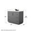 Meuble-lavabo sur pied simple 42 po avec comptoir en quartz 42 po-92723713-92723714-97985794