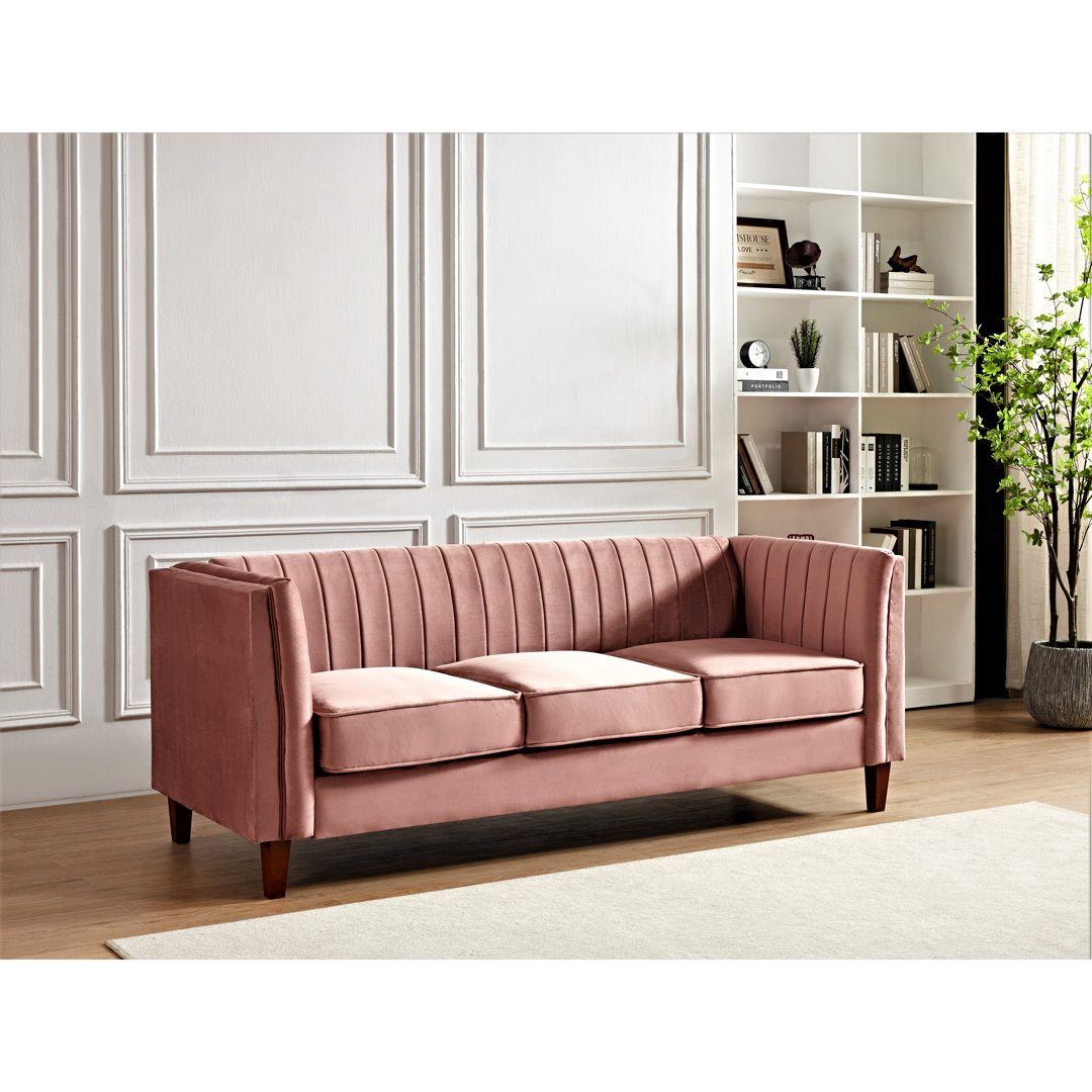 83'' Velvet Sofa Everly Quinn
