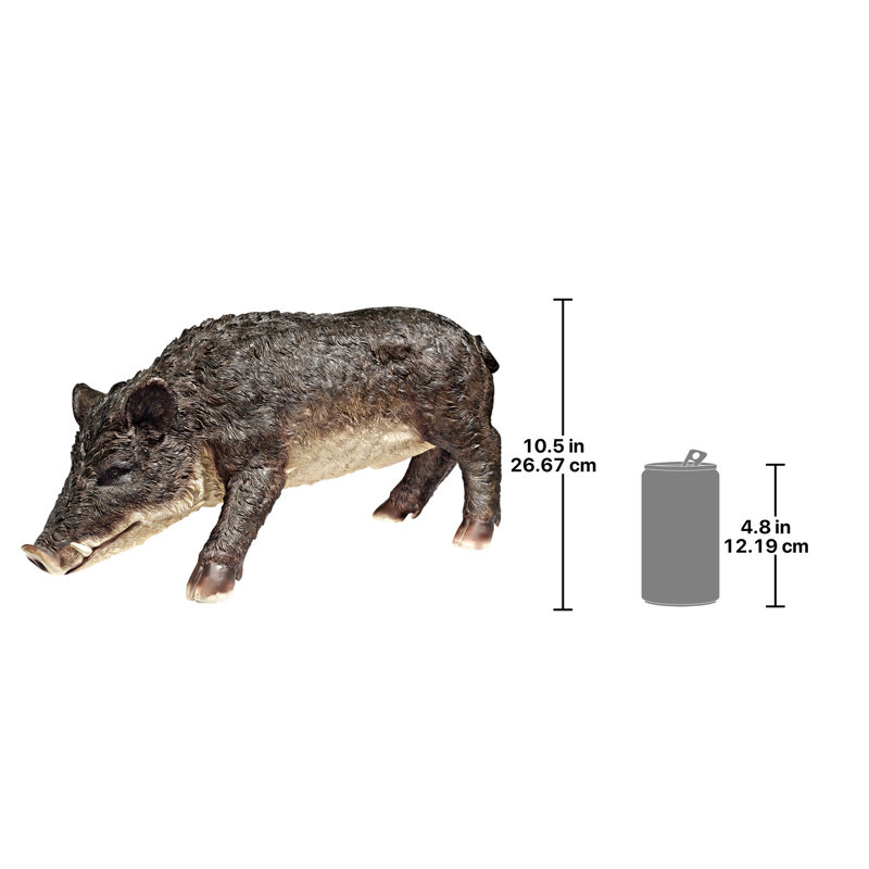 Design Toscano Razorback Wild Boar Statue & Reviews | Wayfair