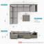 Ensemble de canapé modulaire d'extérieur 7 pièces Latitude Run®-40440421-40440219