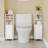 Narrow Storage Cabinets with Adjustable Shelves
