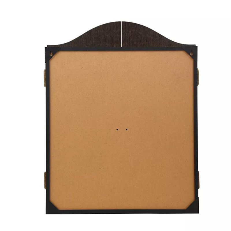 Dartboard Cabinet Set with Scoreboard & Dart Storage,Standard Size, Black