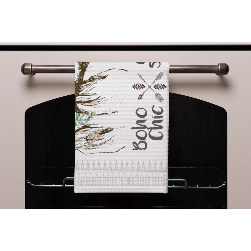 Cotton Floral Tea Towel Kitchen Towel