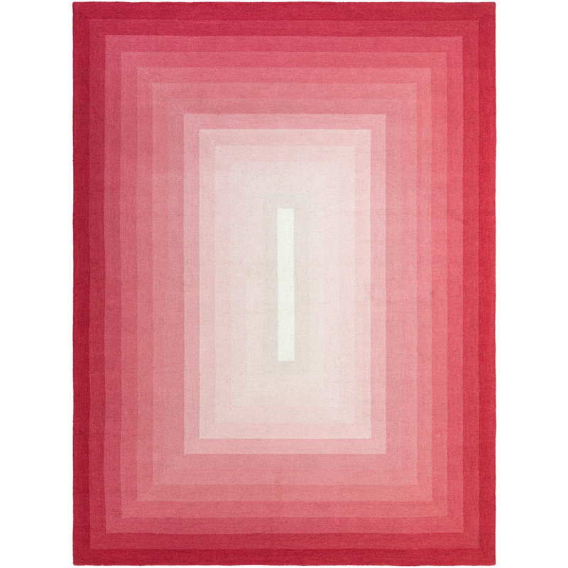  Ombre Wool Rug, Pink, Rectangle 9' x 12'