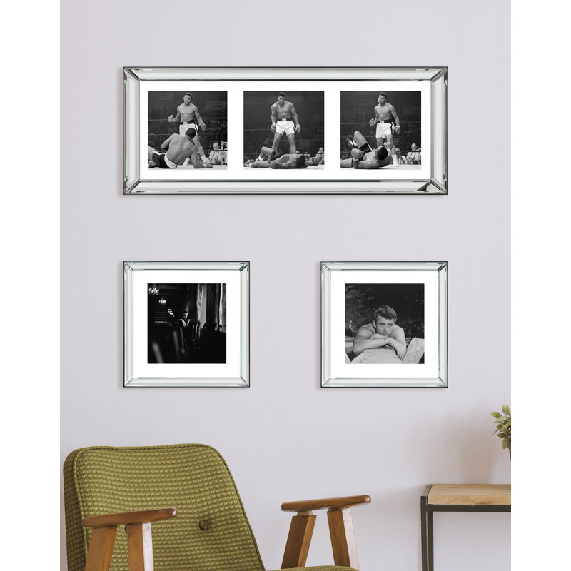 Muhammed Ali Triple - Print on Wood