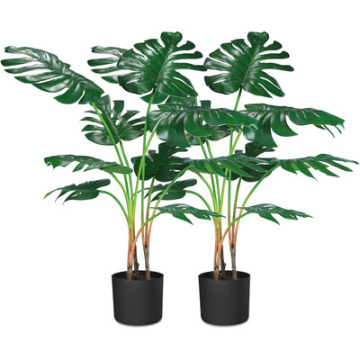 37 po Faux palmier en pot