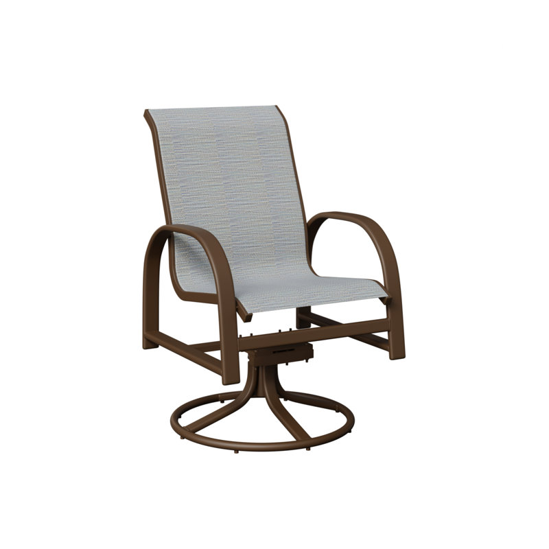 Chaise berçante berçante pivotante Berlin Gardens, Canne des Caraïbes, Filon de bois mesquite
