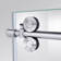 Enigma-XO 50" W x 76" H Sliding Frameless Shower Door with Clear Max™ Technology