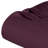 Queen Plum Cotton Woven Chevron Blanket