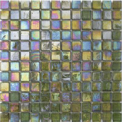 Tweed 7/8" x 7/8" Cubes Glass Mosaic