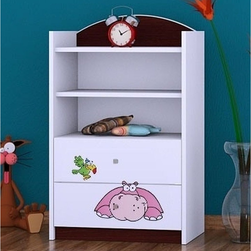 Annabel 96cm H X 60cm W Animals Kids Cube, Wenge
