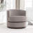 Arabella Upholstered Fabric Swivel Solid Wood Barrel Chair-1159568499