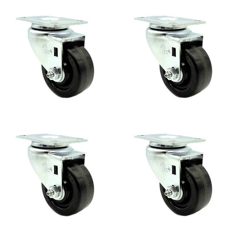 Phenolic Wheel Swivel Top Plate Caster