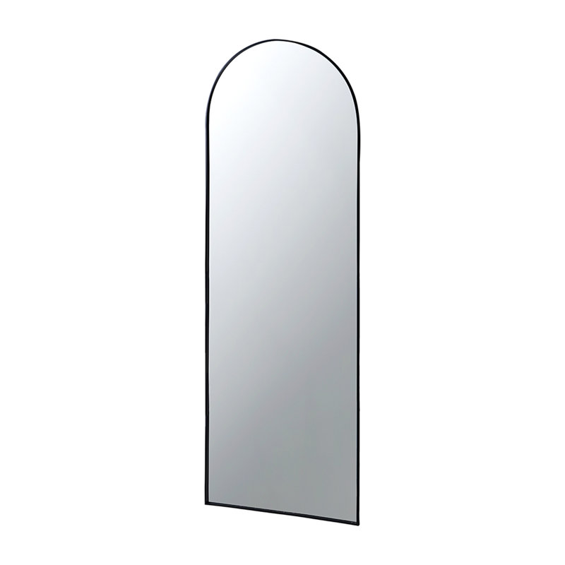 28x1x74" Celine Arch Body Mirror, Black