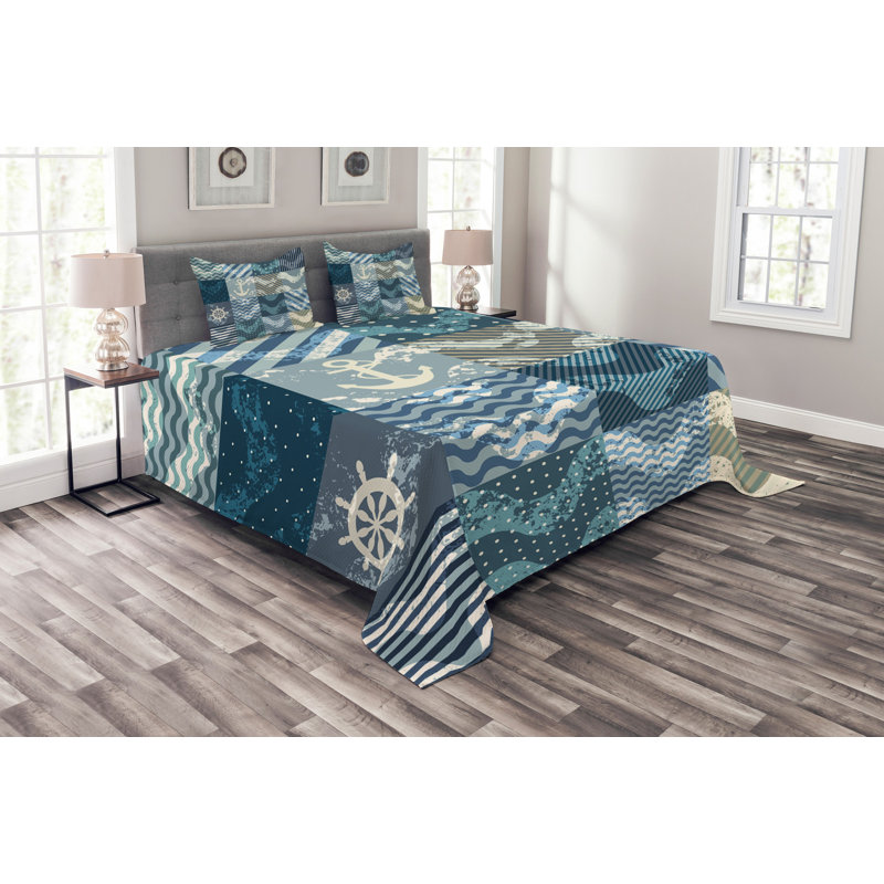 Bedspread Set with Shams, 220 x 264 cm