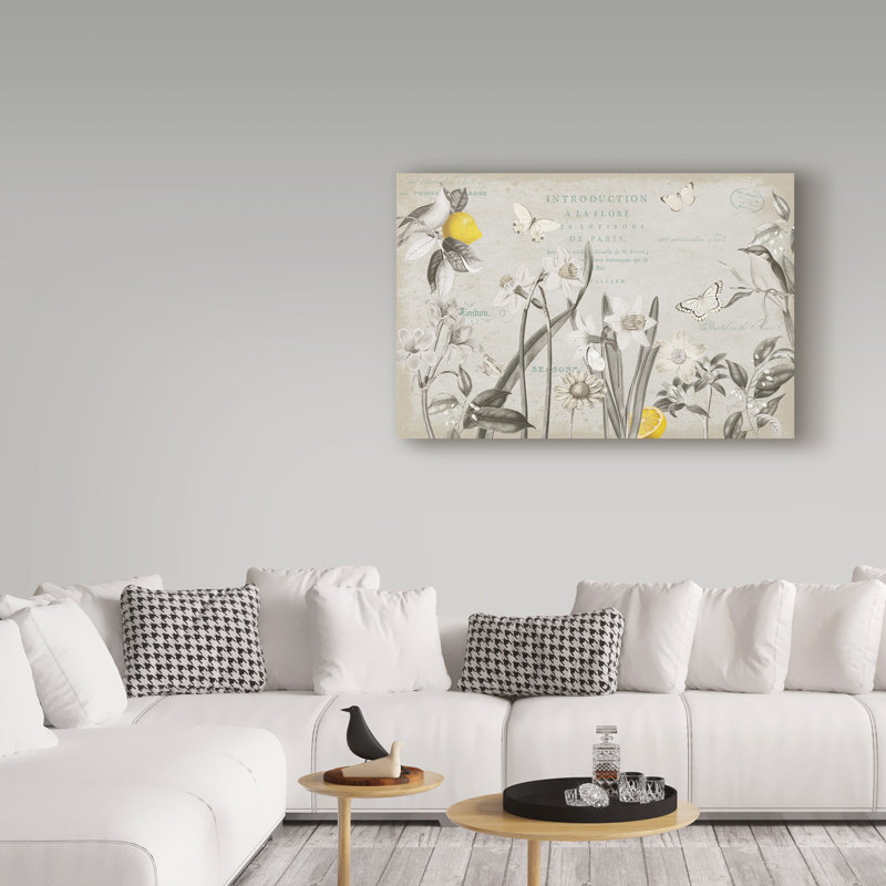 « citron curiosities », reproduction d’impression sur toile tendue, H 12 po x l 19 po x P 2 po