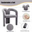 Ensemble de 2 chaises demi-tonneau Accent-2077496014