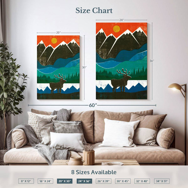 Brampt Big Sky IV, 36" H x 24" W