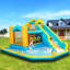 Jeu gonflable ECLIFE 13,4 pi x 11,9 pi avec piscine à éclaboussures et souffleur d'air