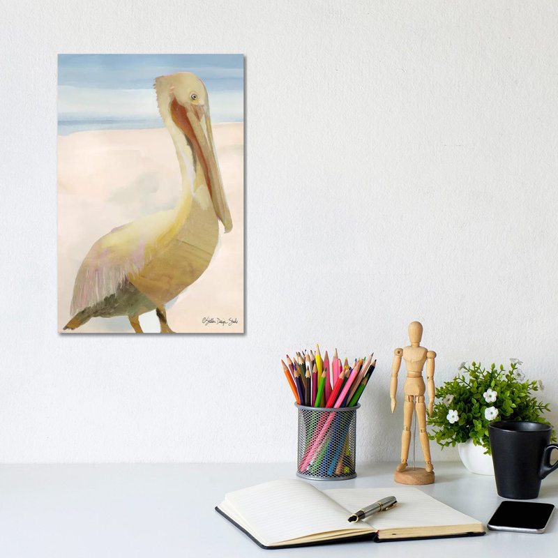 Pelican I - Wrapped Canvas Gallery-Wrapped Canvas Giclée, 20.32 cm H x 30.48 cm W