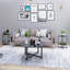Table basse ronde avec pieds en verre, table basse transparente, tables d'appoint modernes, table basse moderne, table basse-1606923842
