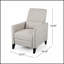 Fauteuil inclinable avec mécanisme d'inclinaison en douceur, parfait pour la détente et le confort dans n'importe quelle pièce-699514672